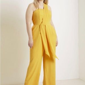 One shoulder jumpsuit